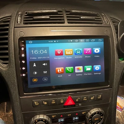 Für Mercedes-Benz SLK R171 2004-2011 Android 14 CarPlay 64GB Autoradio GPS Navi