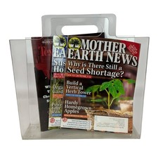 Clear Acrylic Magazine Or Vinyl Record Holder By Plex-Art Designs