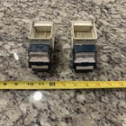 Tonka Blue & White Mini Garbage Truck  5" Pressed Steel 1970s Vintage - 2 AVAIL