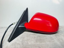 2009-2016 Audi A4 B8 B8.5 Drivers Side Rearview Mirror Red OEM
