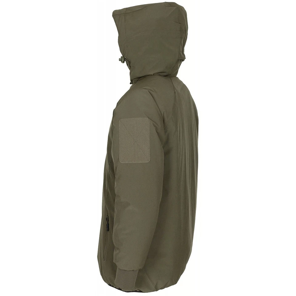 MFH Reversible Thermal Jacket Water Repellent Insulated OD Green Black - Image 3 of 4