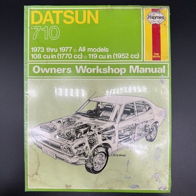 1973 to 1977 Datsun 710 Haynes Workshop Manual, nice original