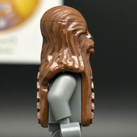 LEGO Brand Star Wars Minifigure Head Modified 30483pb01 for Chewbacca sw0011