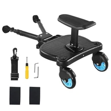 Universal Stroller Board with Detachable Seat Suitable for Most Brands Blue 