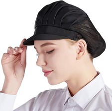 3pcs Chef Hat Kitchen Cooking Chef Cap Food Service Hair Nets