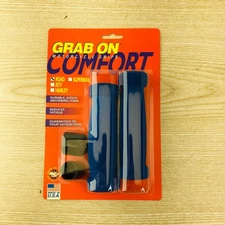 NOS Grab On Grips Comfort Road Grips Motorcycle Street Bike MC302 ~ Blue OOP