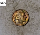 1936 Buffalo Nickel ~ Extra Fine XF/EF Rainbow Toned ~ ZB129