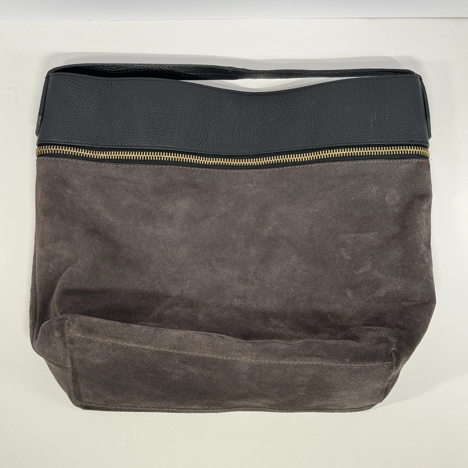 Gianni Chiarini замши и кожи Hobo наплечная сумка коричневый черный Италии подлинный - Изображение 4 из 4