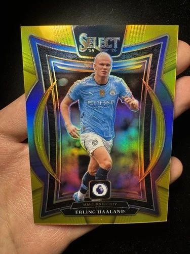 2024-25 Panini Select EPL Erling Haaland #51 Terrace True Gold Prizm /10