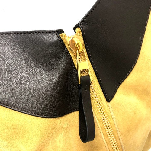 LOEWE Hammock large 2WAY bag Hand Bag Leather / suede Beige/GoldHardware - Picture 8 of 14