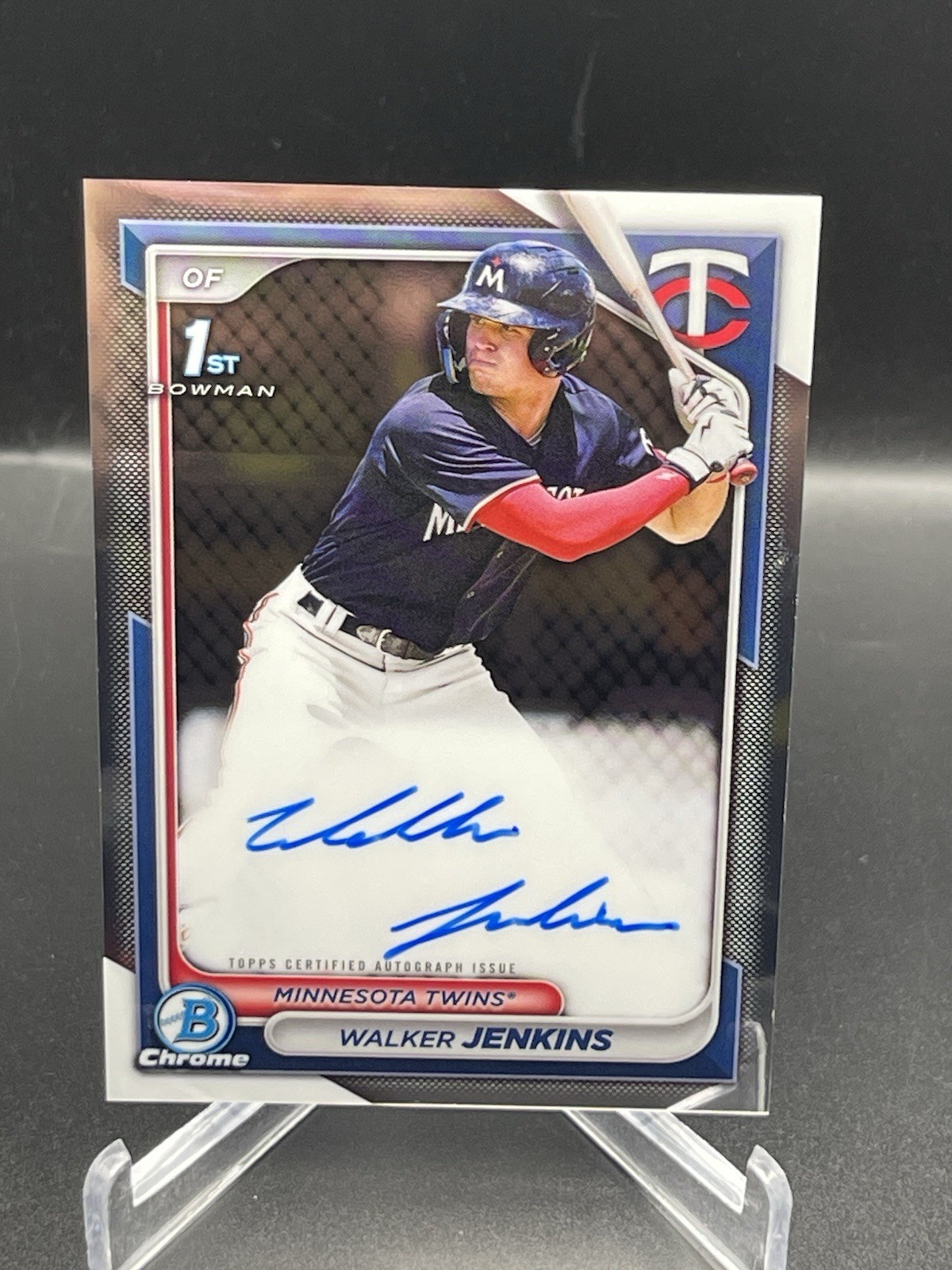 2024 Bowman - Chrome Prospect Autographs Walker Jenkins #CPA-WJ (AU, RC)