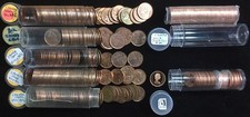 Stunning Lot (6.5) Rolls of Canadian Penny Cents 1960’s-2012 BU MS