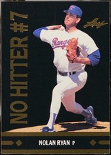 1991 Leaf #BC25 Nolan Ryan Gold Leaf Rookies Baseball NM