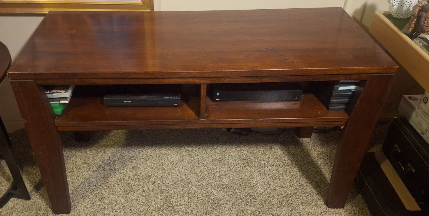 Wood Open Face. You  Could Put A Big Tv On It .its Strong