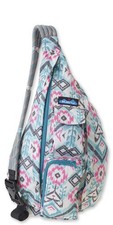 KAVU Original Rope Sling Pack with Adjustable Rope Shoulder Strap, Island Ikat