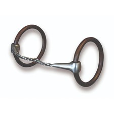 Embout de Snaffle d'entraînement joint torique équin choix professionnel - Bouche 5 1/4", 3"