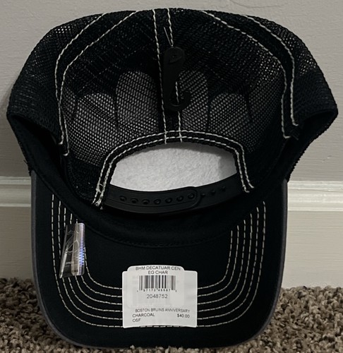 Gorra Boston Bruins 47 Marca Limpieza Centenario Gris Malla Snapback NUEVA - Imagen 3 de 6