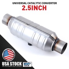 2.5 Universal Catalytic Converter Stainless Steel Weld-on High Flow Obdii Epa 2.5 Universal Catalytic Converter Stainless Steel Weld-on High Flow Obdii Epa