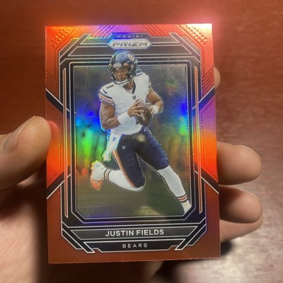 2022 Prizm JUSTIN FIELDS 47 True Retail Red Super Rare SSP BEARS JETS c345