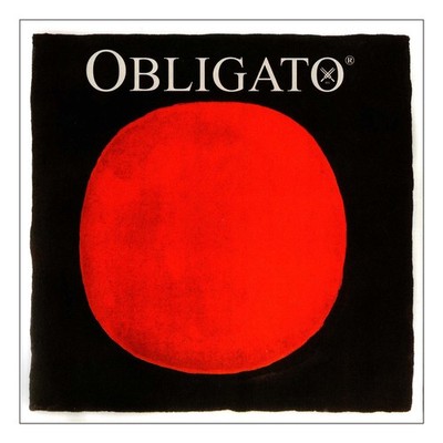 Obligato Violin D String - silver/synthetic: Medium