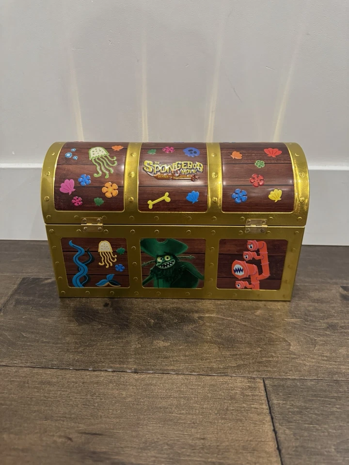 SpongeBob SquarePants 2025 Cinemark Treasure Chest Popcorn Bucket brand new gift - Image 4 of 4