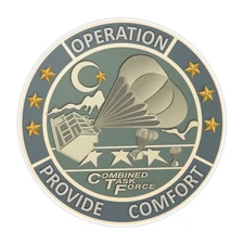 Operation Provide Comfort Bumper Sticker Military Vinyl Soldier Decal 5"