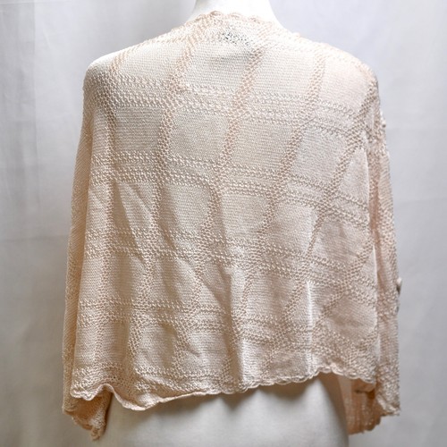 Indira Women’s Knit Top Blouse Cover-up One Size Beige - Picture 4 of 6