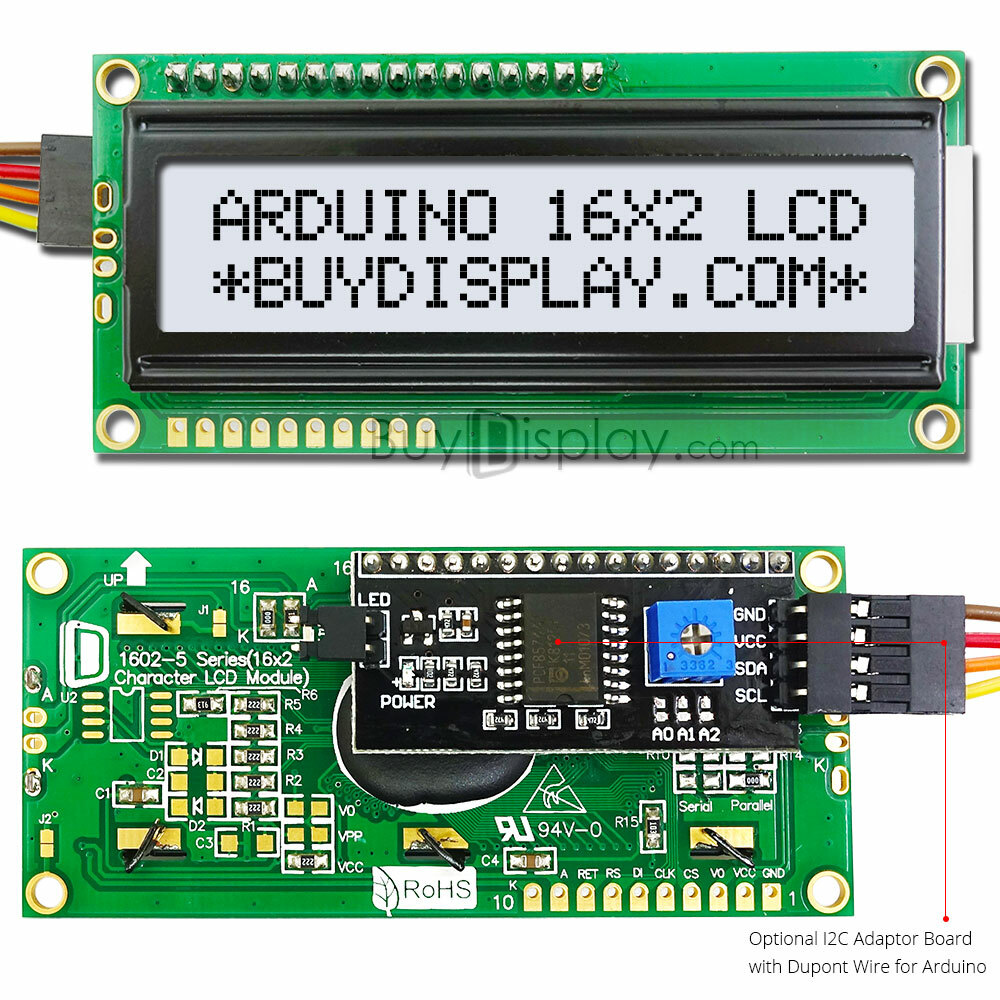 Arduino Lcd Display Display LCD 16x2 Con Interfaccia I2C - Sfondo - Foto 2