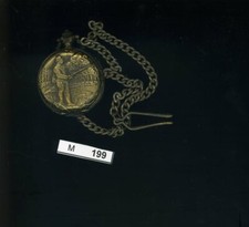 M199, orologio da tasca/unità al quarzo), motivo pescatore con catena