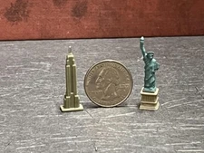 Dollhouse Miniature Statue of Liberty & Empire State 1:12 scale B111 B112 B113