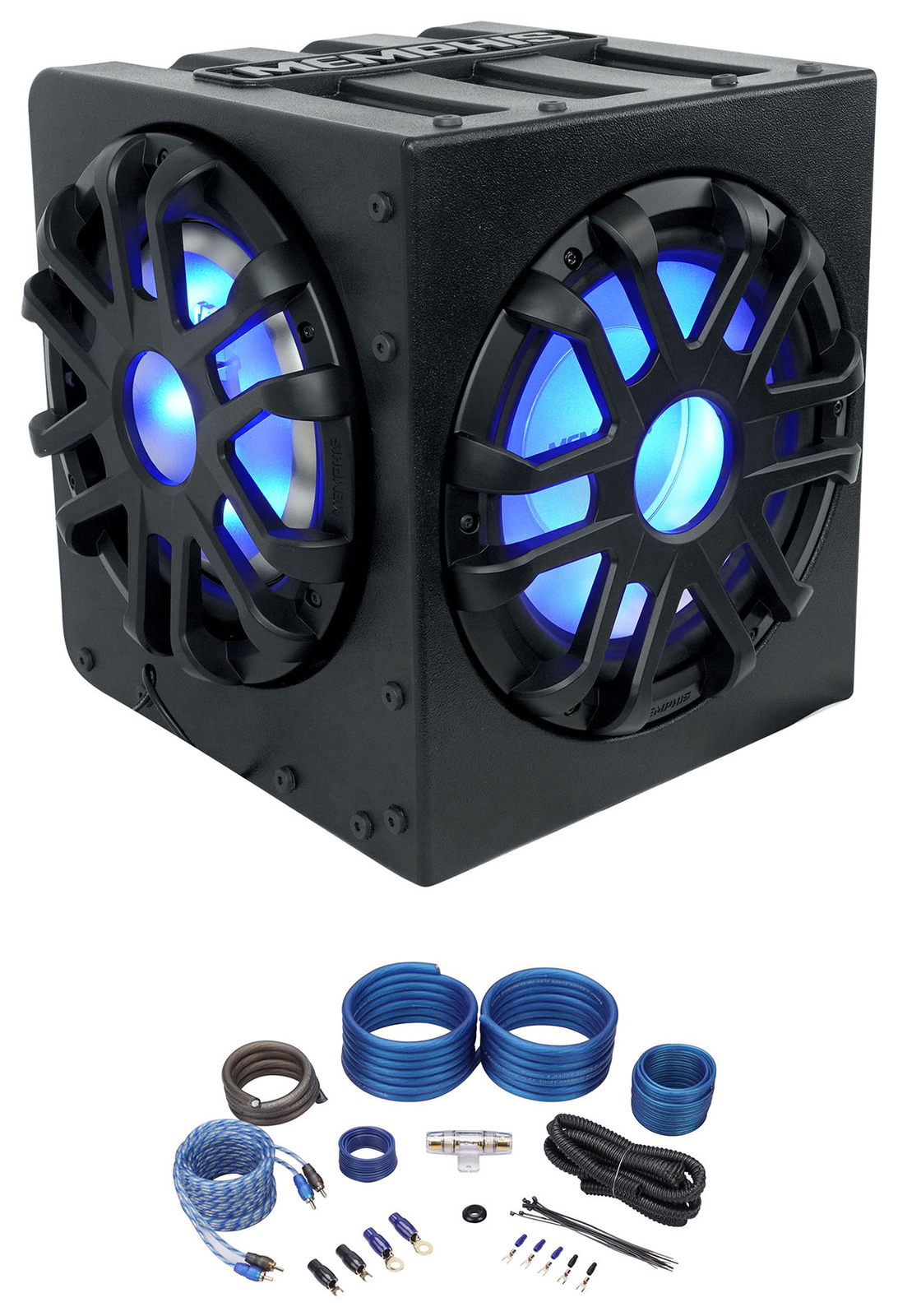 Сабвуфер Memphis MME10TSP мощностью 400 Вт Marine 10 2 Пассивные излучатели Комплект усилителей