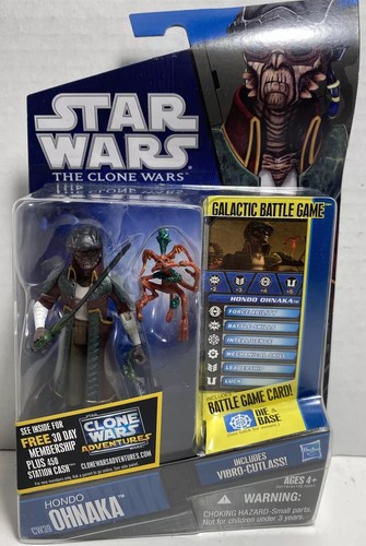 Hondo Ohnaka CW39 Star Wars The Clone Wars Action Figure New