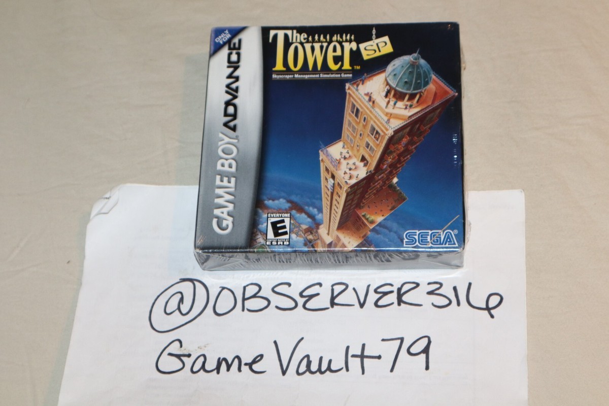 The Tower SP (Nintendo Game Boy Advance | GBA) Brand New Sealed H