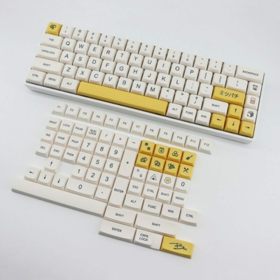 Honey Milk Keycaps Avocado Keycap PBT 137 Key XDA Profile for MX