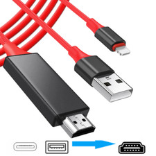 1080P HDMI Adapter for iPhone 14 13 12 11 Pro Max Digital AV TV Converter Cable