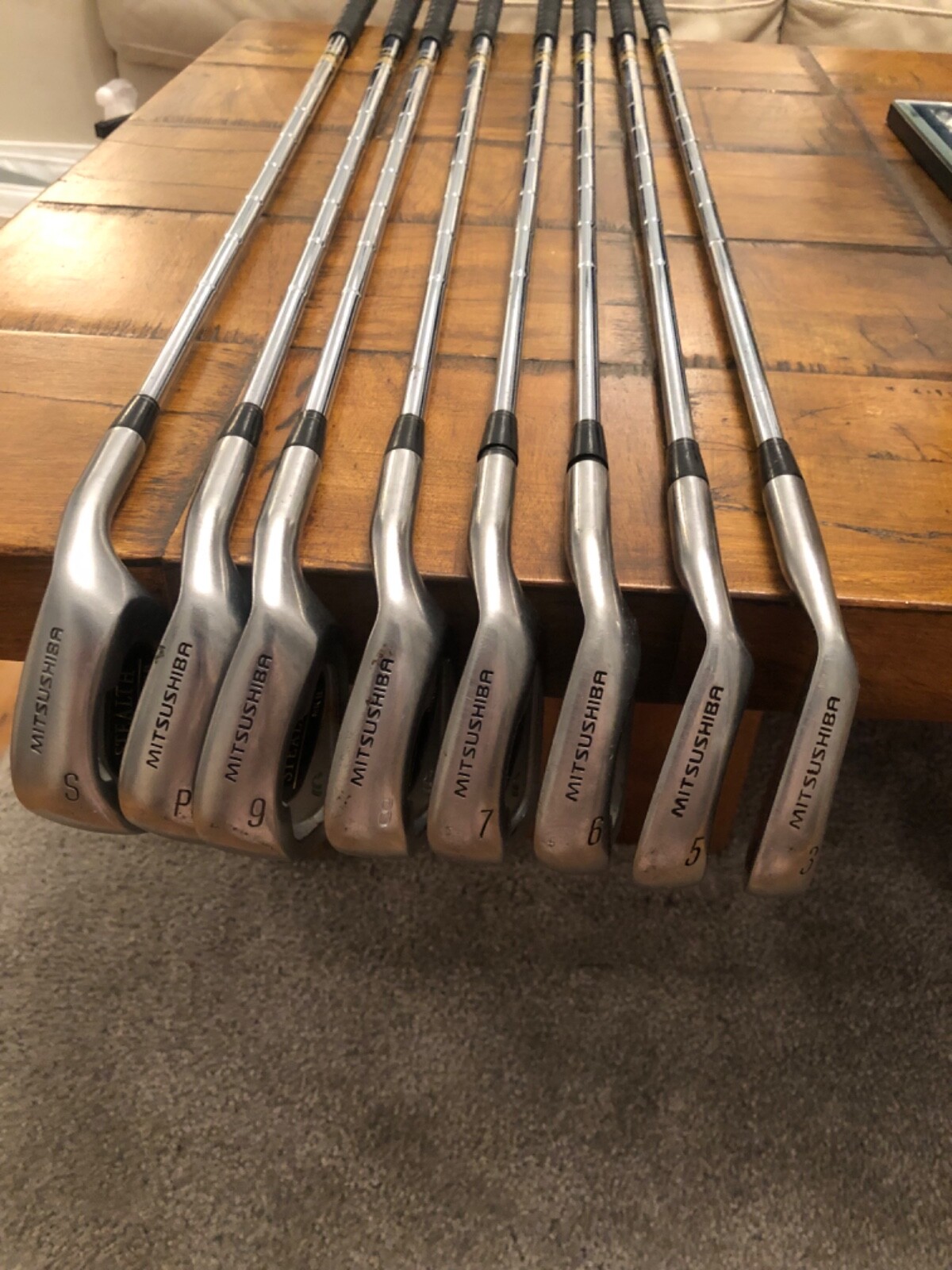 Gents mitsushiba golf clubs. Full set eBay