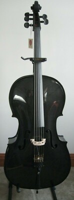 Glasser CARBON COMPOSITE CELLO 4/4 ACOUSTIC ELECTRIC 5 STRING Outfit