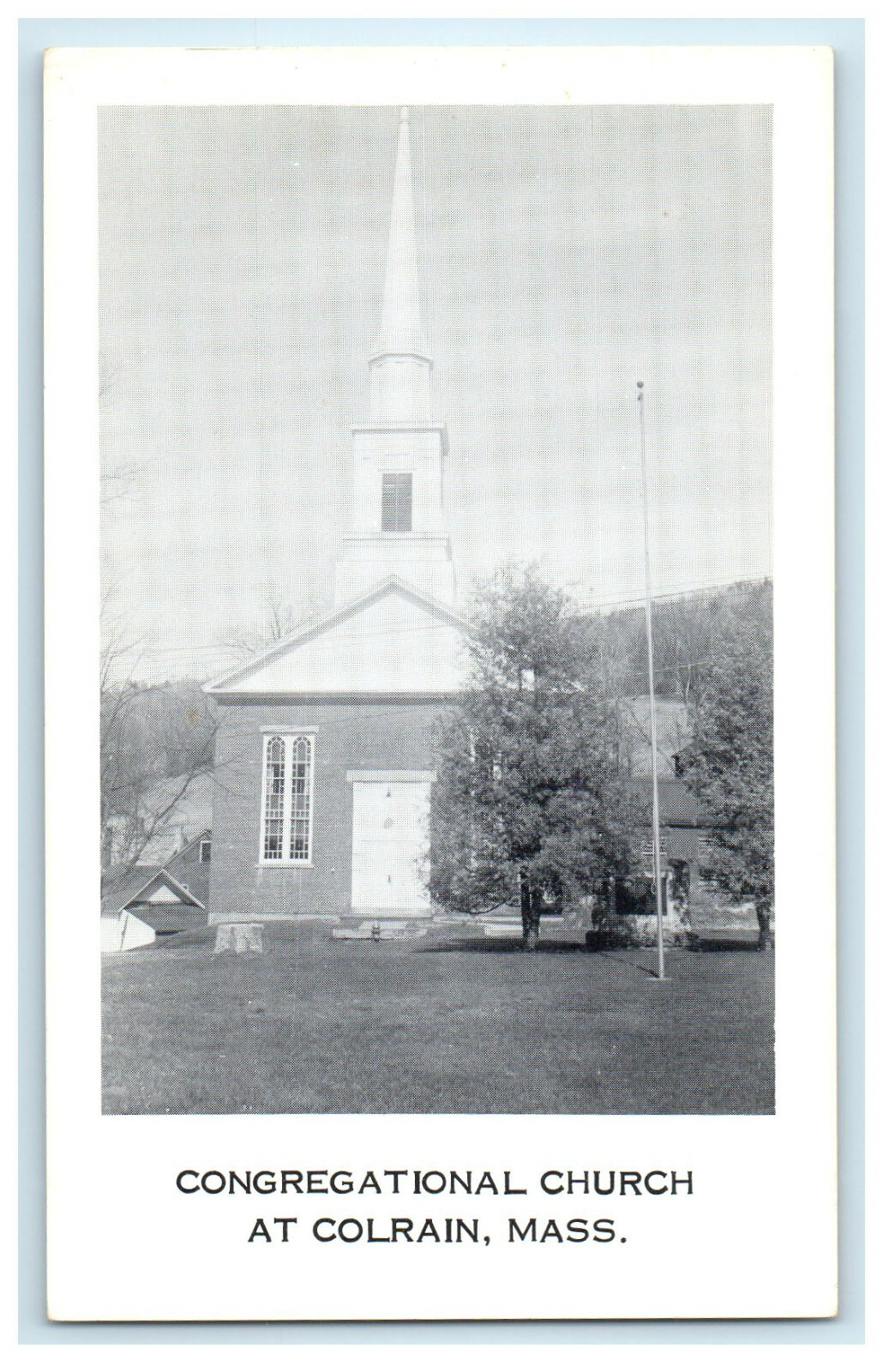 c1940s Congregational Church, Colrain, Massachusetts MA Unposted