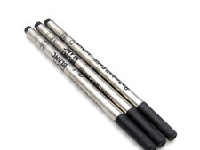 SPECIAL - MONT BLANC ROLLER BALL REFILL - BLACK - MEDIUM - GERMANY - SET OF 3