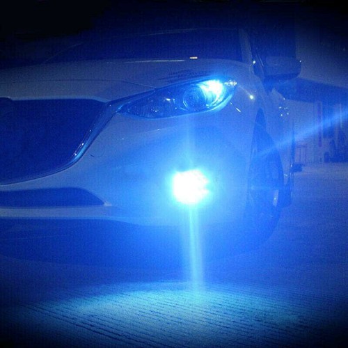 Ice Blue 9006 LED Front Fog Light Bulbs For BMW 323i 325i 330i M3 Coupe E46 E60 - Picture 10 of 11