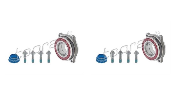 Topran 2X Radnabe Radlagersatz Hinten FüR Mercedes C-Klasse T-Model S204 W204-image