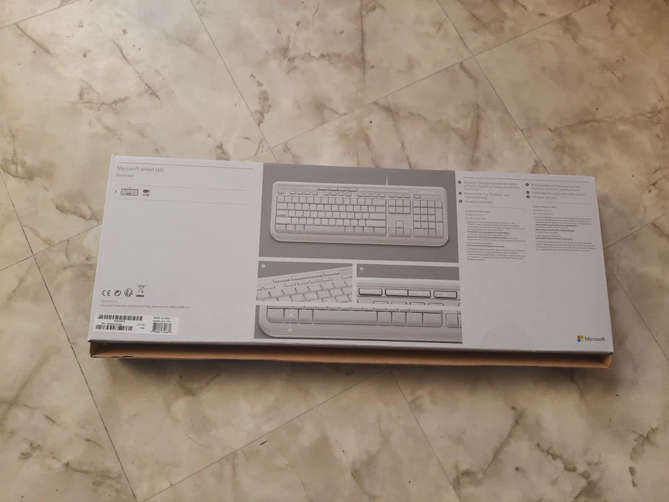 Microsoft Wired 600 Tastatur ANB-00028 *QWERTZ* *NOS* - Bild 2 von 4