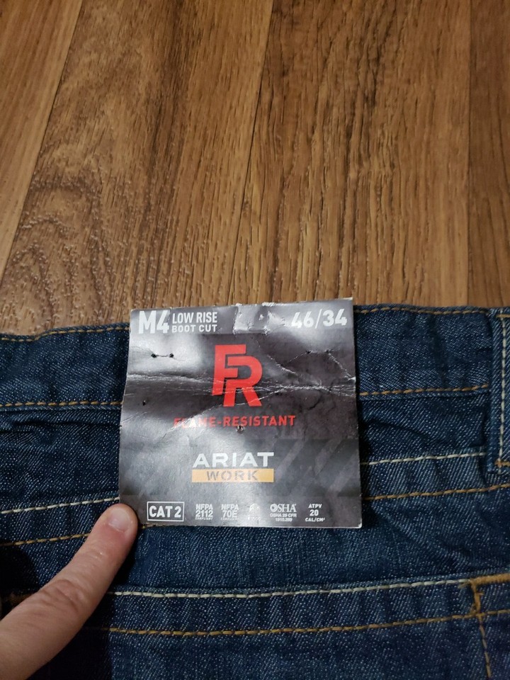 Ariat Work M4 Relaxed Boot Cut FR Flame Resistant Jeans Pants Men's