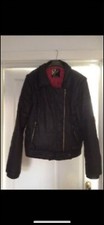 New Ladies Golddigga Black Jacket Size 12
