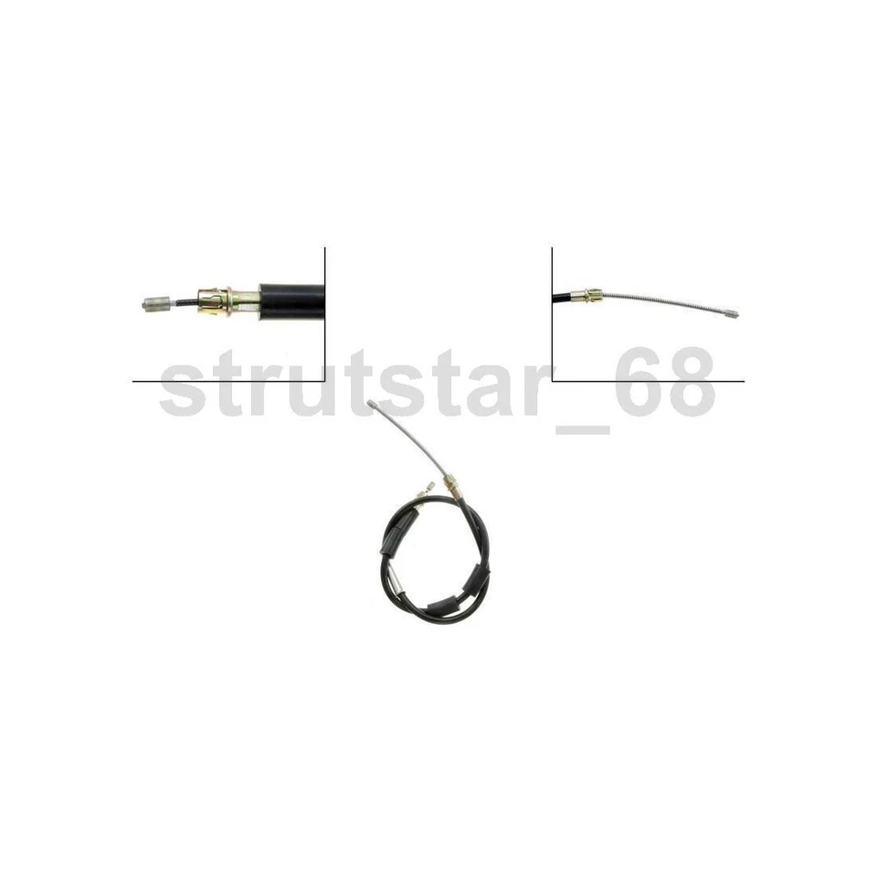 3 cables de freno de estacionamiento delanteros traseros para Jeep Wrangler 2003 2004 2005 2006 Foto 4 de 4