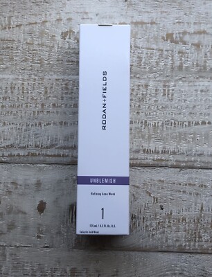 New in Box Rodan + Fields Unblemish Refining Acne Wash 4.2oz Exp 9/2026