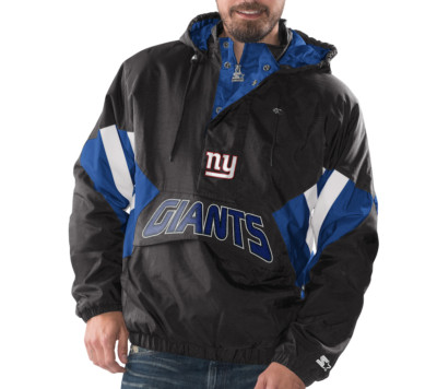 ny giants starter pullover jacket