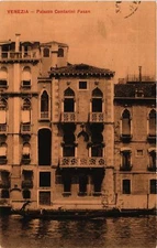 Old postcard AK VENICE Palazzo Contarini Fasan ITALY (496683)