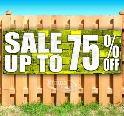 SALE UP TO 75% OFF Advertising Vinyl Banner Flag Sign Many Sizes USA DEALS