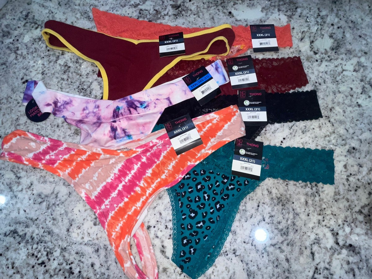 No Boundaries NOBO 3XL (21) cotton lace, micro Multicolor Lot of 7